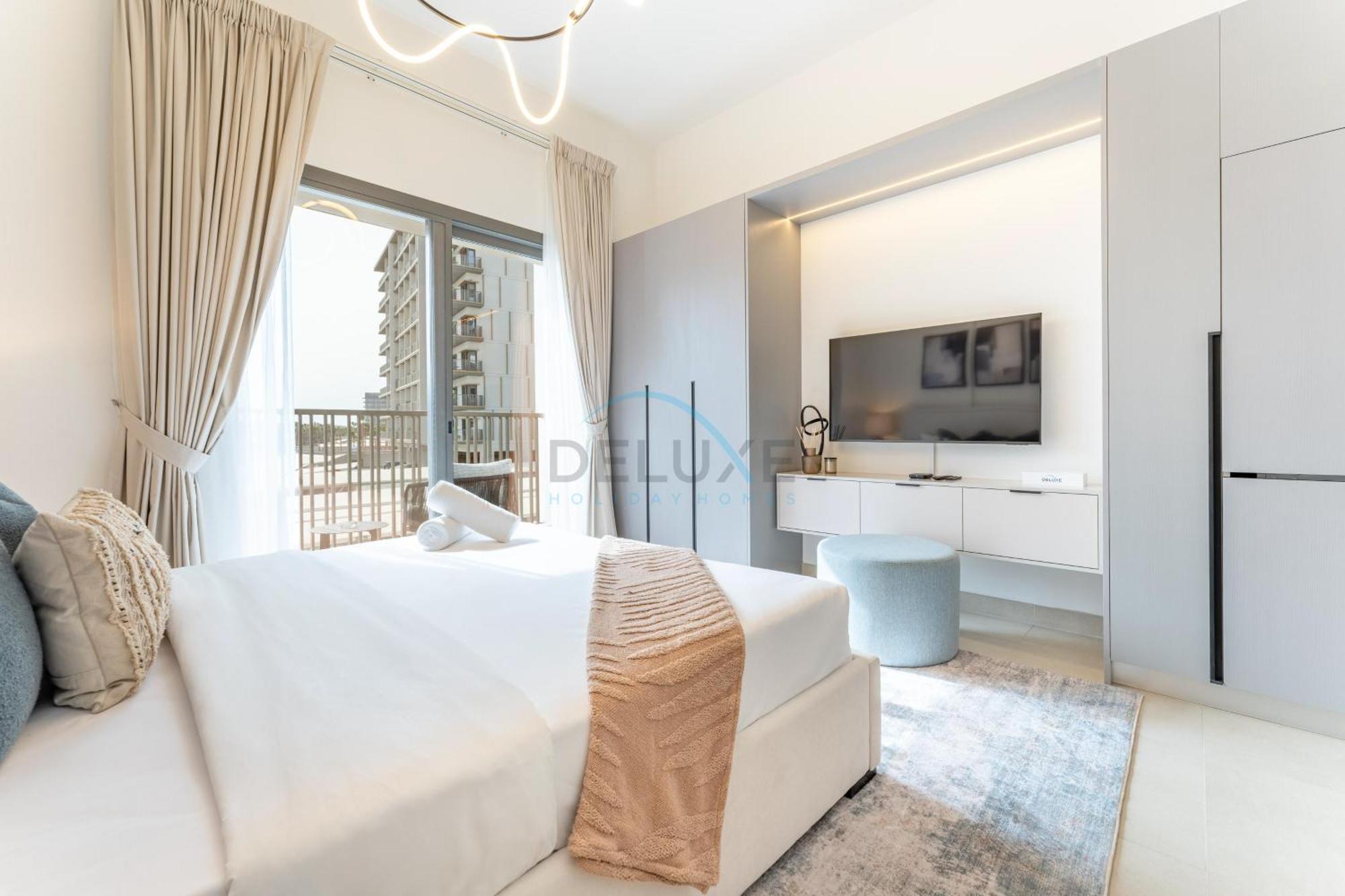 Community Views Near Nad Al Sheba Gardens With Balcony, Mag 980, Mohammad Bin Rashid By Deluxe Homes Apartment